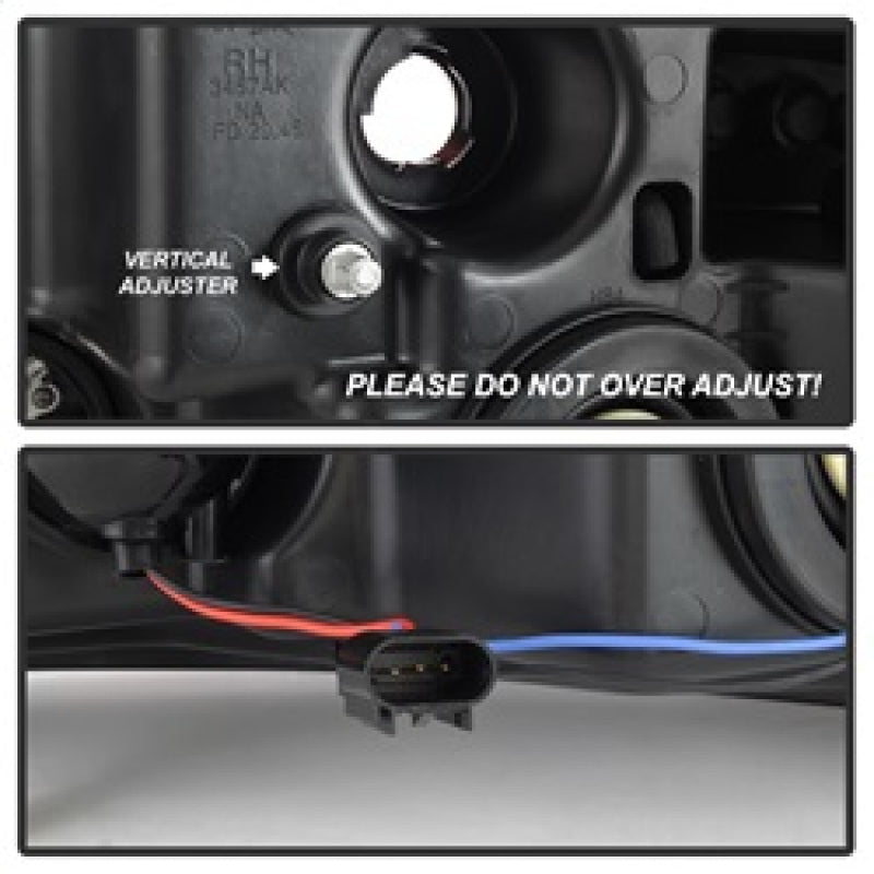 Spyder 04-08 Ford F-150 Light Bar Projector Headlights - Chrome (PRO-YD-FF15004V2-LB-C) Headlights SPYDER