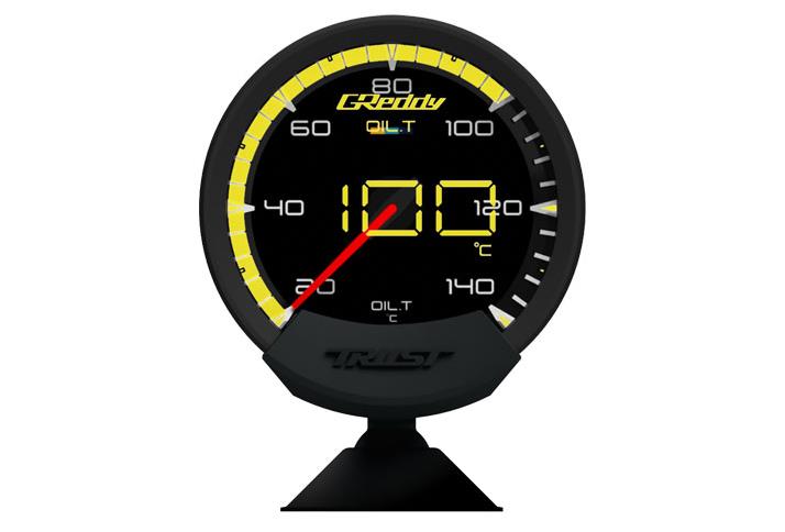 GReddy Sirius Unify Oil Temperature Gauge Set (Sirius Meter w/Oil Temp Sensor Set & Vision Disp) Gauges GReddy