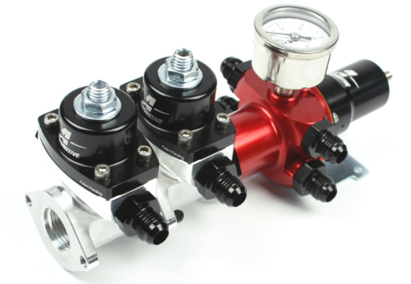 Aeromotive Modular Fuel Pressure Regulator - 2 x AN-06 Outlet and 2 x AN-10 Inlet Ports Fuel Pressure Regulators Aeromotive