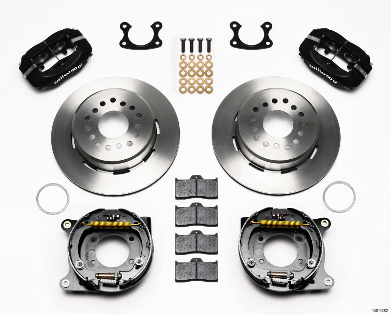 Wilwood Forged Dynalite P/S Park Brake Kit Small Ford 2.50in Offset Big Brake Kits Wilwood