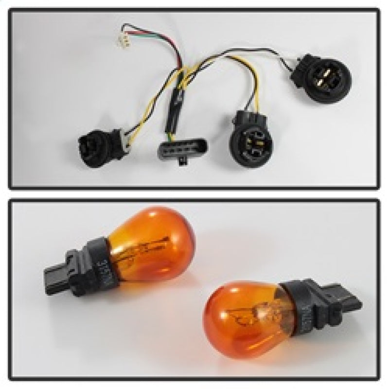 Spyder 99-05 Pontiac Grand Am LED Tail Lights - Black Smoke Tail Lights SPYDER