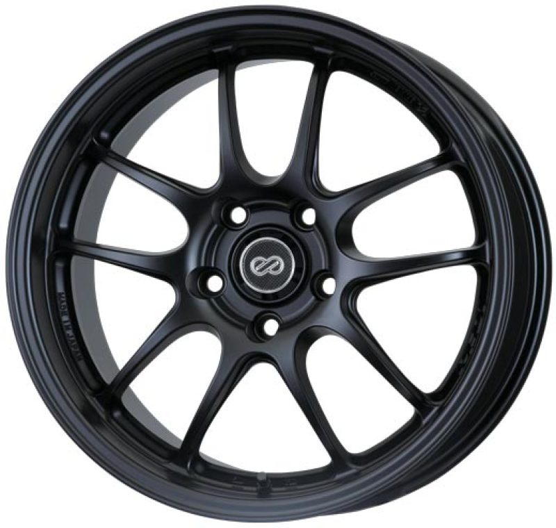 Enkei PF01 18x8 5x114.3 50mm offset Matte Black Wheel 05-07 STI (MIN ORDER QTY 40) Wheels - Cast Enkei