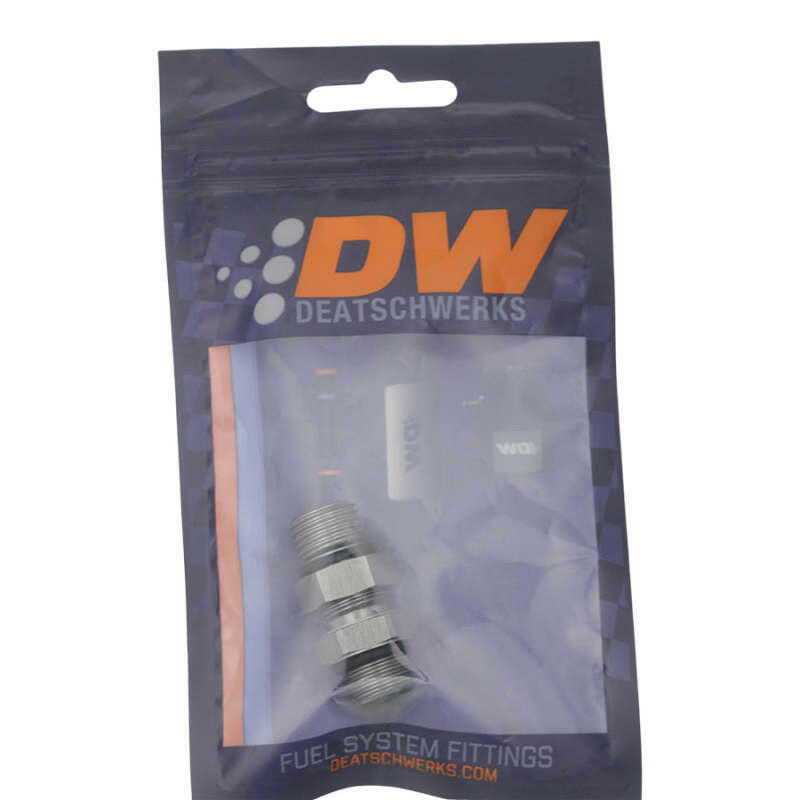 DeatschWerks 6AN ORB Male to 6AN ORB Male Swivel Adapter - Anodized DW Titanium Fittings DeatschWerks
