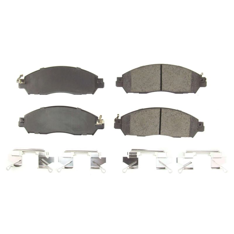 Power Stop 18-19 Nissan Leaf Front Z17 Evolution Ceramic Brake Pads w/Hardware Brake Pads - OE PowerStop