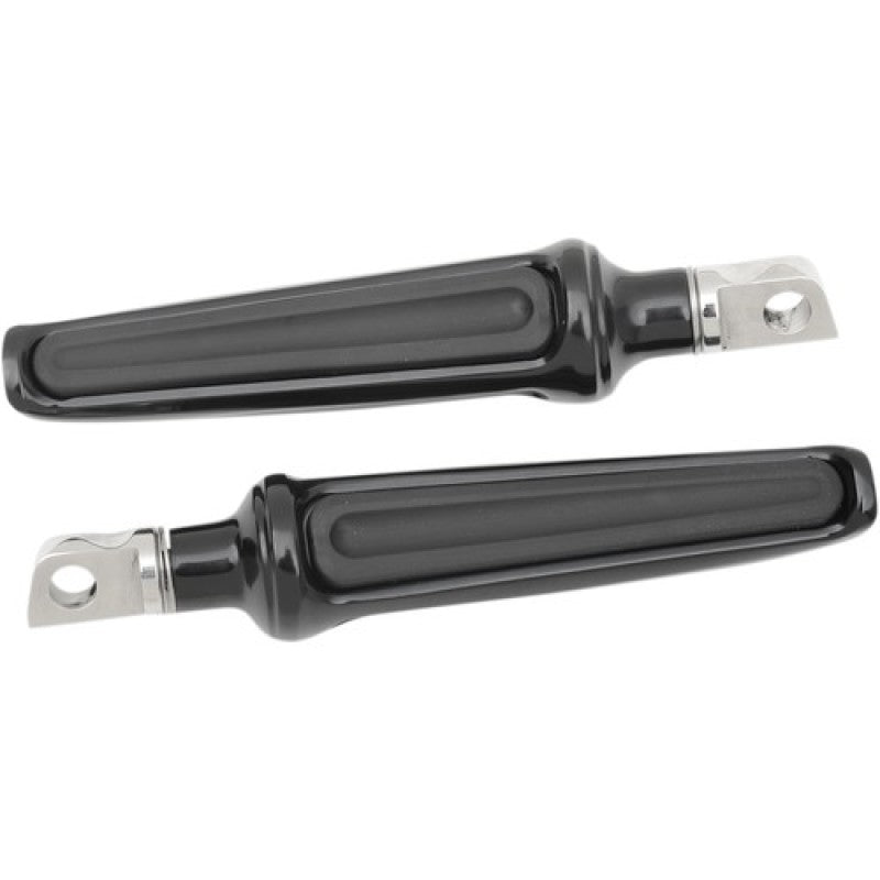 Performance Machine Footpegs Contour Passenger - Black Ano Footpegs Performance Machine