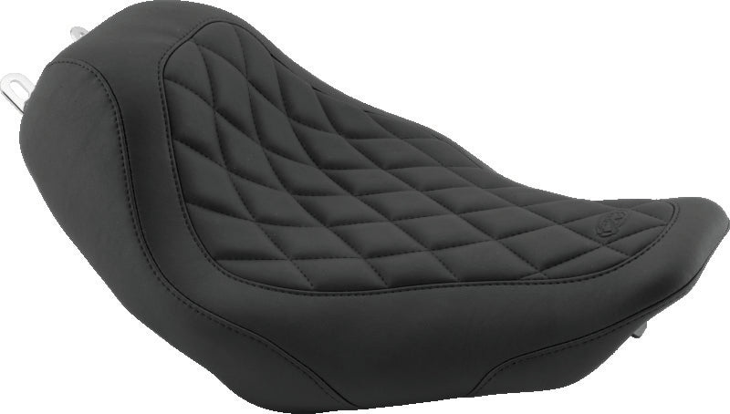 Mustang 04-21 Honda VT750 Aero Wide Touring 2PC Seat w/Driver Backrest - Black Two-Piece Motorcycle Seats Mustang Motorcycle