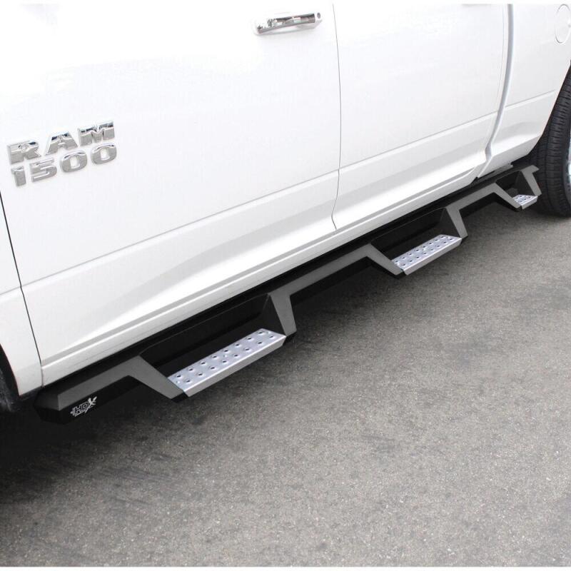 Westin 19-23 1500 Classic CC / 10-23 2500/3500 CC 6.5ft. HDX SS Drop W2W Nerf Step Bars - Tex. Blk Nerf Bars Westin