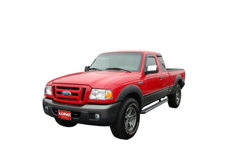AVS 99-11 Ford Ranger (Fixed Window) Ventvisor Outside Mount Window Deflectors 4pc - Smoke Wind Deflectors AVS