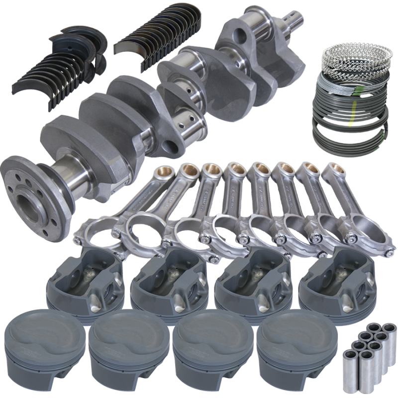 Eagle Chevy 350 3.750in Crank 6.000in I-Beam Rods -16cc 4.040in Pistons Rotating Assembly Rotating Assemblies Eagle