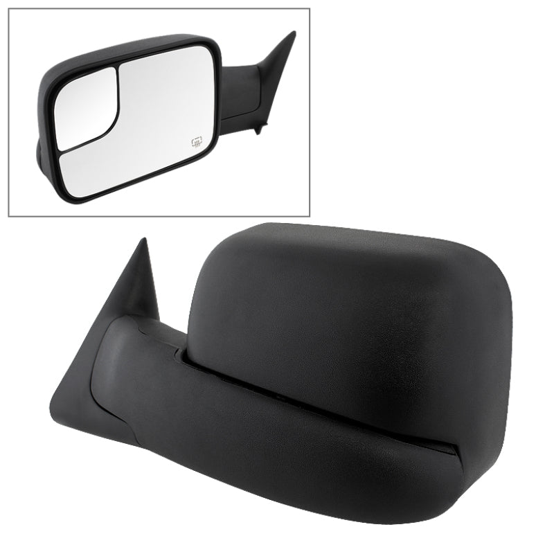 xTune Dodge Ram 98-01 Manual Extendable Power Heated Adjust Mirror Left MIR-DRAM98-PW-L Side Mirrors SPYDER