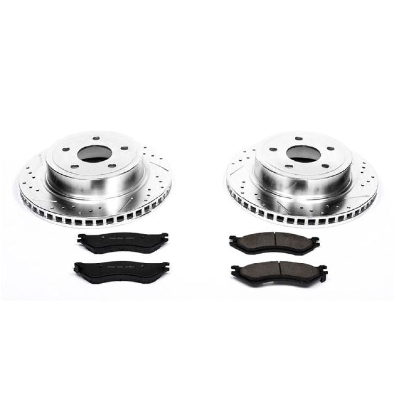 Power Stop 04-06 Dodge Ram 1500 Rear Z23 Evolution Sport Brake Kit Brake Kits - Performance D&S PowerStop