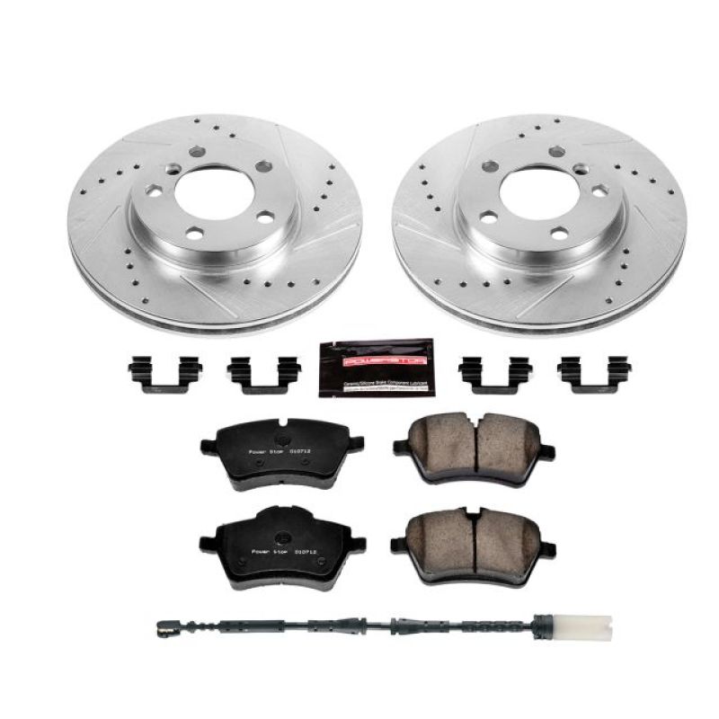 Power Stop 11-16 Mini Cooper Countryman Front Z23 Evolution Sport Brake Kit Brake Kits - Performance D&S PowerStop