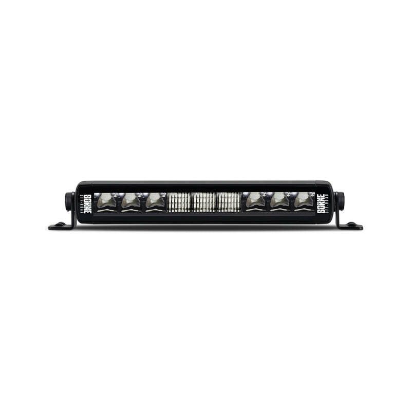 Borne Off-Road Light Bar Single Row Straight 10in Light Bars & Cubes Borne Off-Road