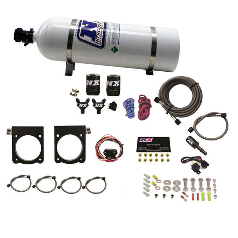 Nitrous Express 13-17 Dodge Viper (Gen-V) Nitrous Plate Kit (50-400HP) w/15lb Bottle Nitrous Systems Nitrous Express