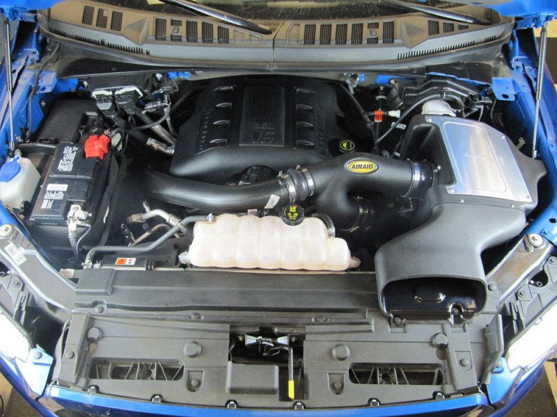 Airaid 2015 Ford F-150 2.7L/3.5L EcoBoost Cold Air Intake System w/ Black Tube (Dry/Red) Cold Air Intakes Airaid
