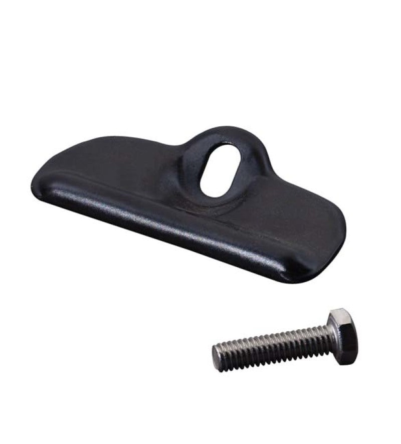 Kentrol 76-86 Jeep CJ Battery Tray Clamp - Powdercoat Black Batteries Kentrol