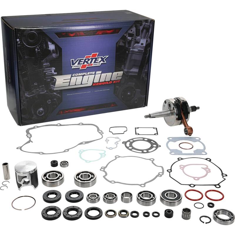 Vertex Pistons 14-24 KX 85/14-18 KX 85 Big Wheel Complete Engine Rebuild Kit Gasket Kits Vertex Pistons