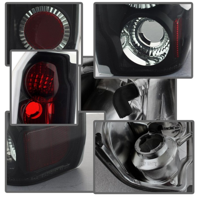 Spyder Ford F150 87-96/Ford Bronco 88-96 Euro Style Tail Lights Black Smoke ALT-YD-FF15089-BSM Tail Lights SPYDER