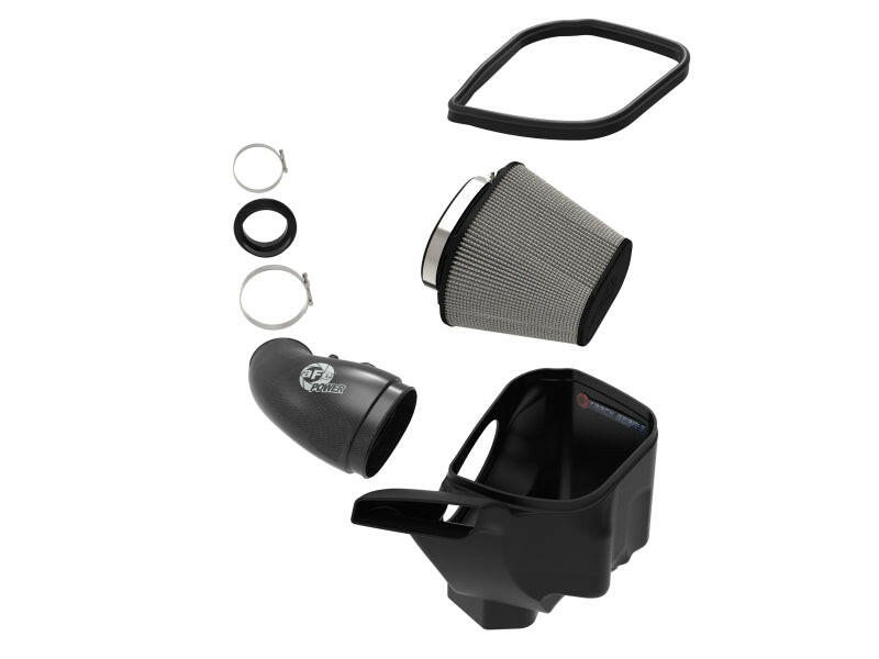 aFe 12-21 Jeep Grand Cherokee 6.4L Track Series Carbon Fiber Cold Air Intake w/Pro Dry S Filter Cold Air Intakes aFe