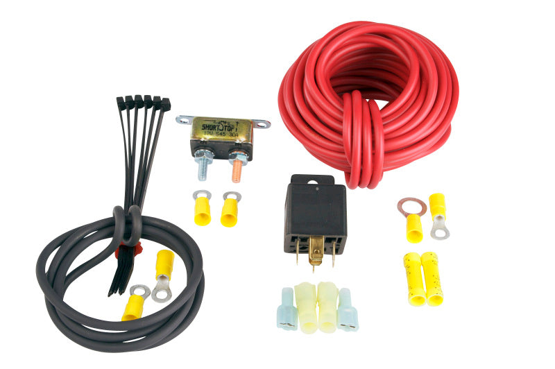 Aeromotive 30 Amp Fuel Pump Wiring Kit (Incl. Relay/Breaker/Wire/Connectors) Wiring Harnesses Aeromotive