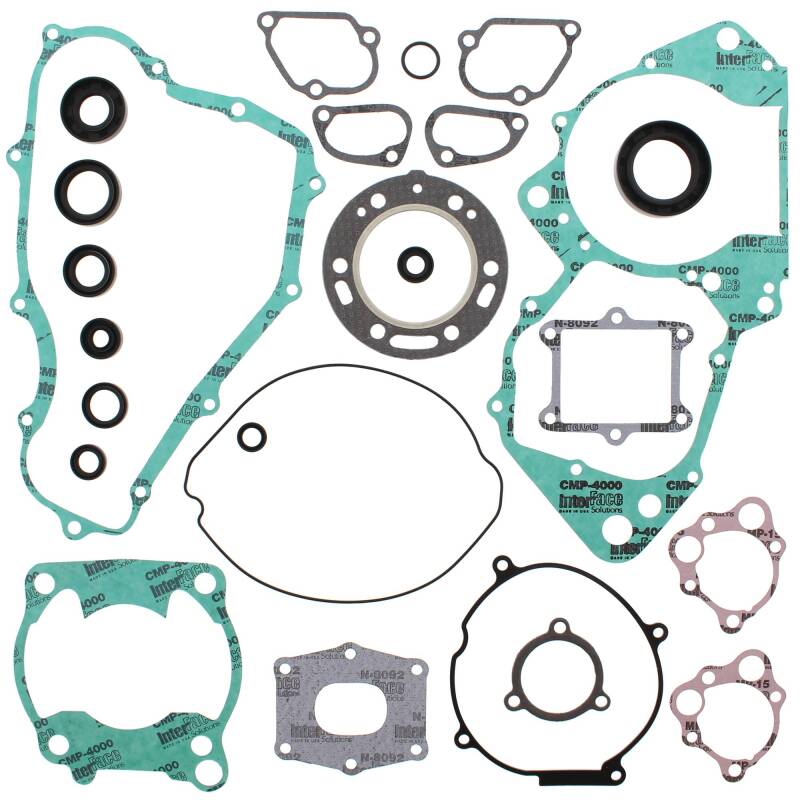 Vertex Gaskets 1987 Honda CR250R Complete Gasket Kit w/ Oil Seals Engine Hardware Vertex Pistons