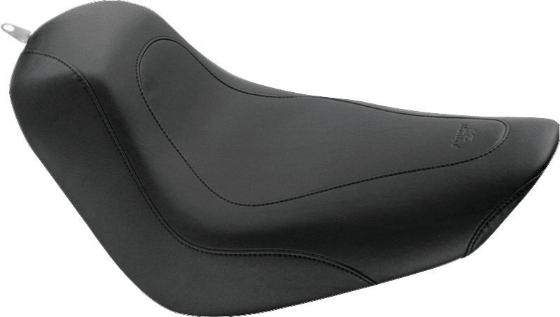 Mustang 06-17 Harley Softail Wide Tire (200mm) Solo Seat - Black Solo Motorcycle Seats Mustang Motorcycle