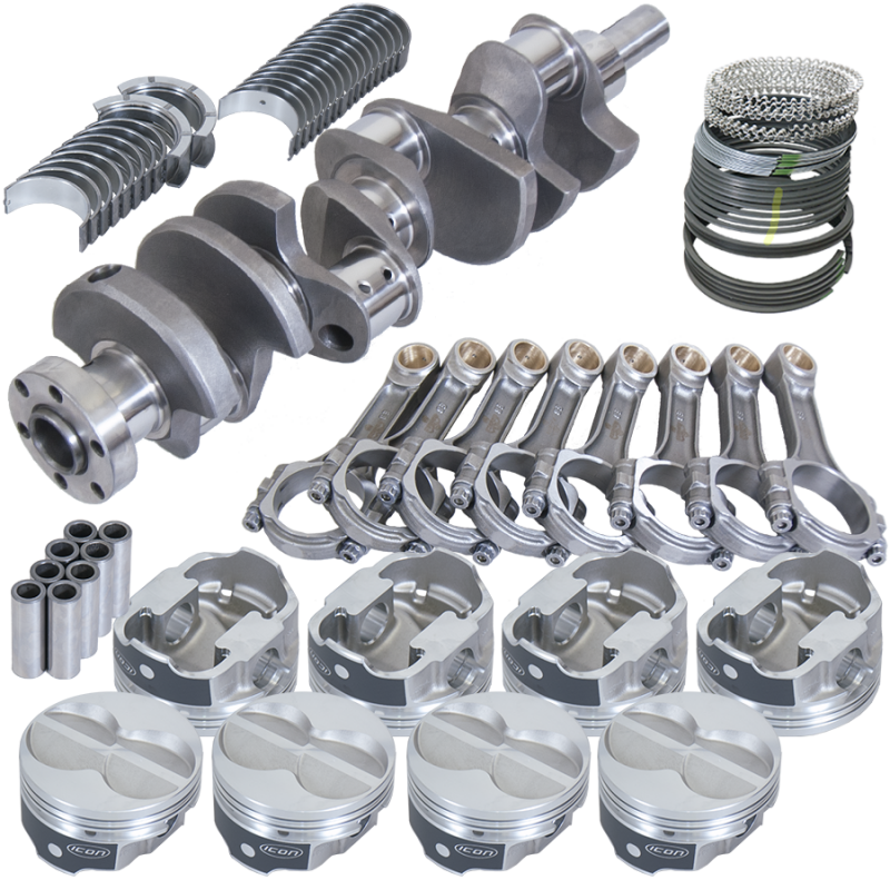 Eagle Ford 289/302 3.400in Crank 5.400in I-Beam Rod -11cc Flat Top 4.040in Pistons Rotating Assembly Rotating Assemblies Eagle