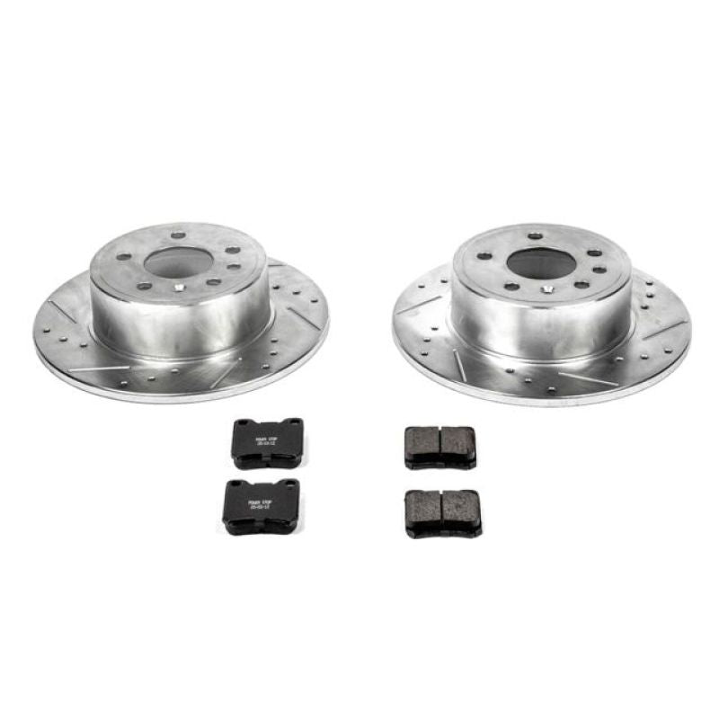 Power Stop 99-03 Saab 9-3 Rear Z23 Evolution Sport Brake Kit Brake Kits - Performance D&S PowerStop