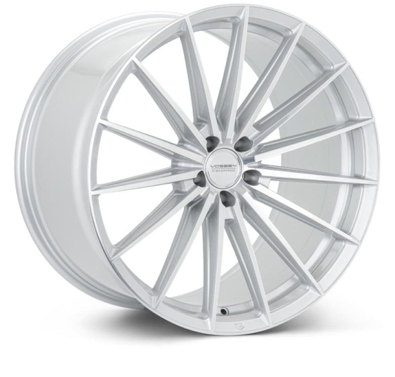 Vossen HFX-4 21x9 - 5x112 - ET25 - Flat - 66.5 - Silver Polished Wheel Wheels - Forged Vossen