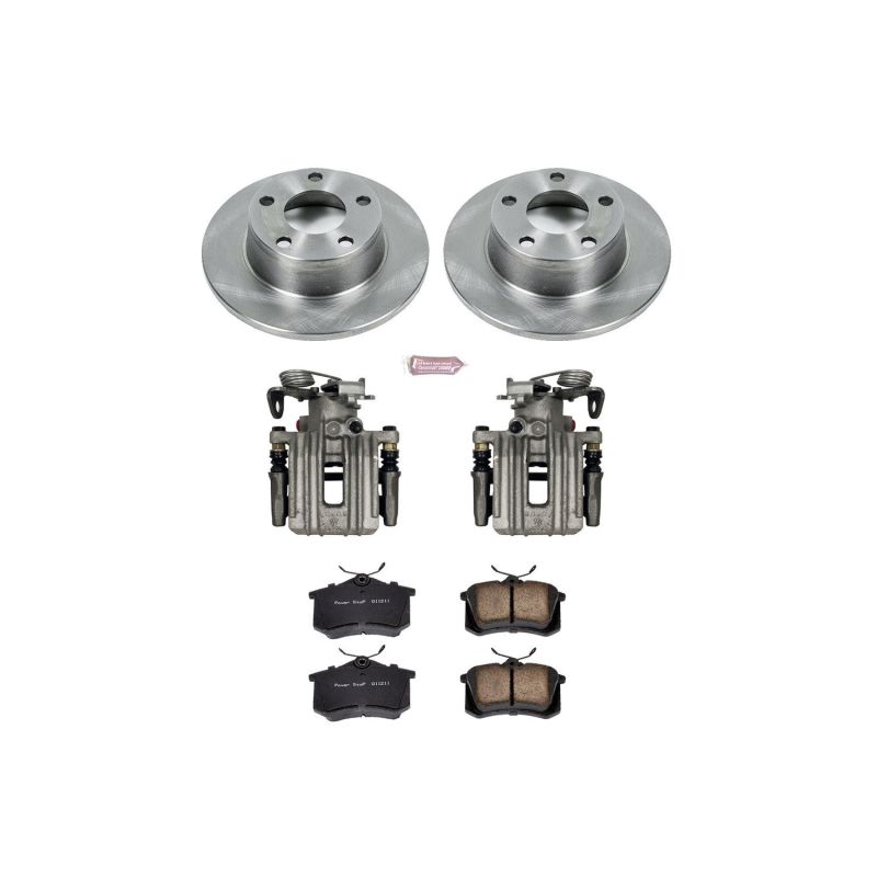 Power Stop 99-04 Audi A6 Quattro Rear Autospecialty Brake Kit w/Calipers Brake Kits - OE PowerStop