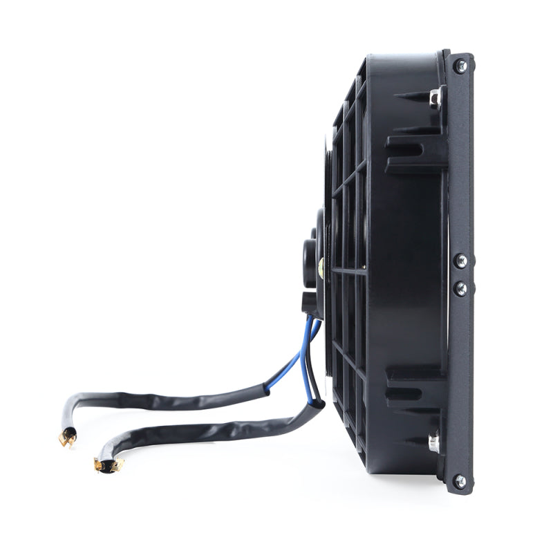 Mishimoto Universal 17in. Heavy-Duty Oil Cooler Fan Shroud - Micro Wrinkle Black Fans & Shrouds Mishimoto