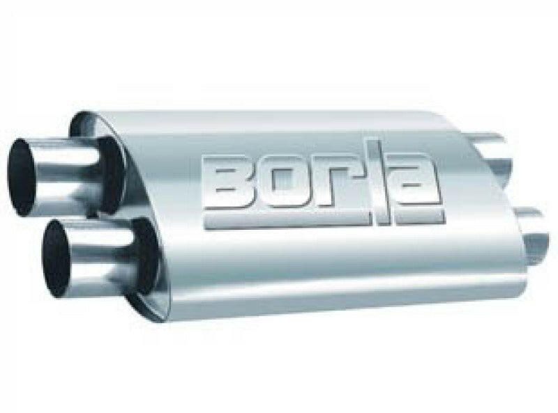 Borla 2.50in Dual In/Out 19in x 9.5in x 4in PRO-XS Muffler Muffler Borla