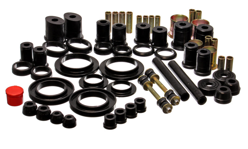 Energy Suspension 99-04 Ford Mustang Black Hyper-flex Master Bushing Set Bushings - Full Vehicle Kits Energy Suspension