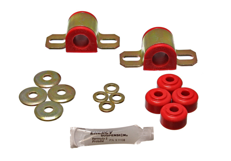 Energy Suspension 90-94 Mitsubishi Eclipse AWD Red 20mm Rear Sway Bar Bushings (Sway bar end link bu Bushing Kits Energy Suspension