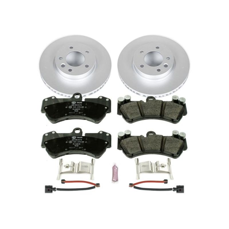 Power Stop 04-06 Porsche Cayenne Front Euro-Stop Brake Kit Brake Kits - OE PowerStop