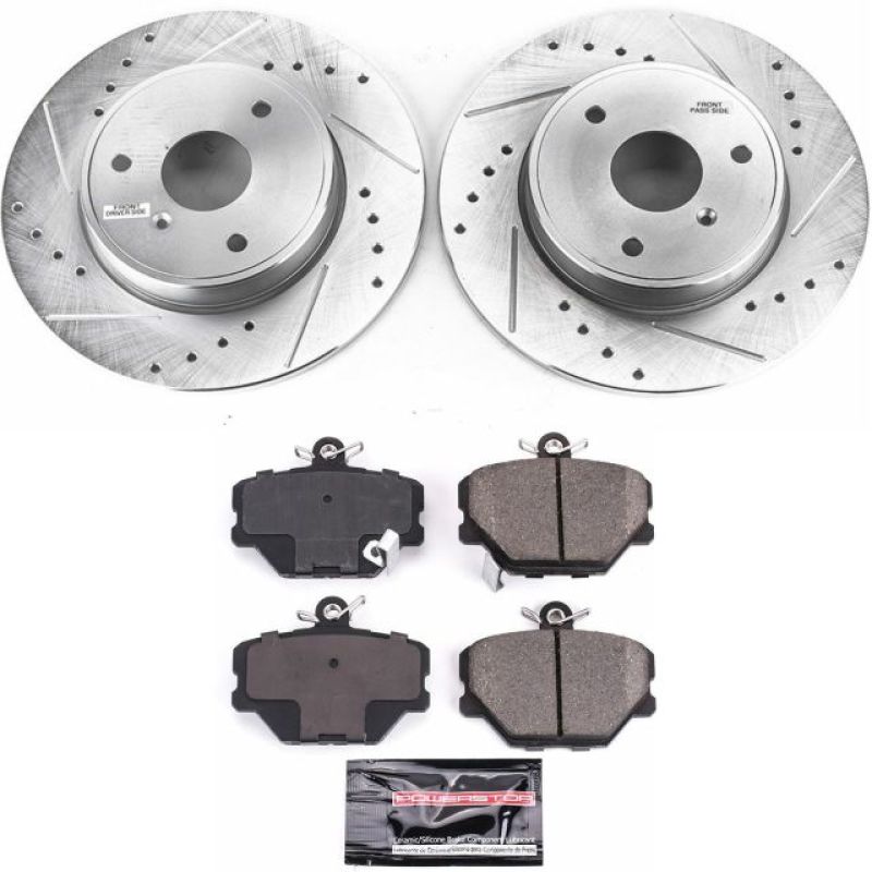 Power Stop 08-16 Smart Fortwo Front Z23 Evolution Sport Brake Kit Brake Kits - Performance D&S PowerStop