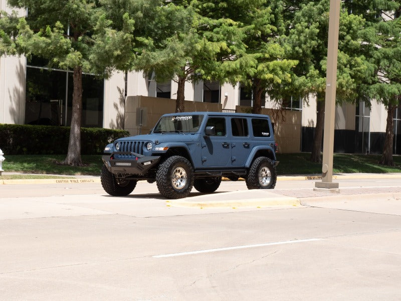 Road Armor 18-20 Jeep Wrangler JL SPARTAN Bolt-On Front Bumper Skid Plate Guard - Tex Blk Bumpers - Steel Road Armor