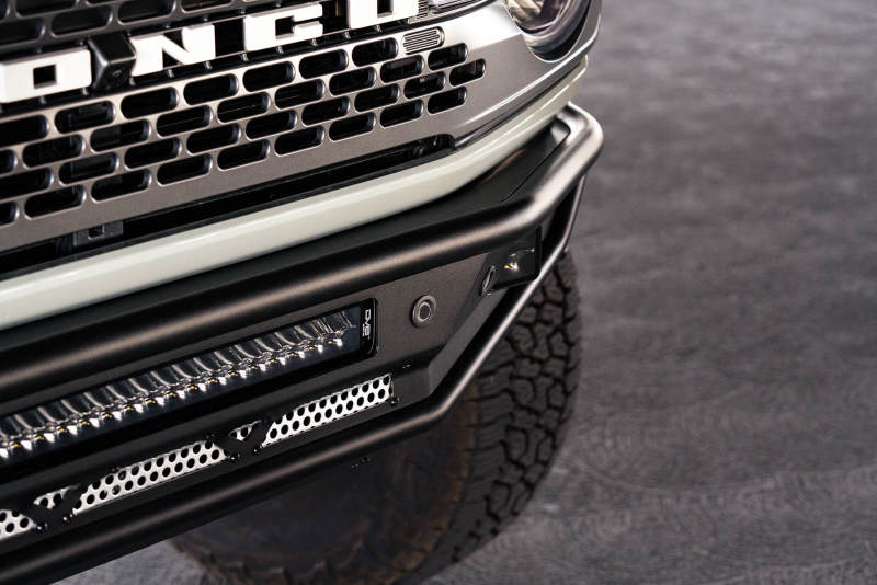 DV8 Offroad 21-22 Ford Bronco Competition Series Front Bumper Bumpers - Steel DV8 Offroad