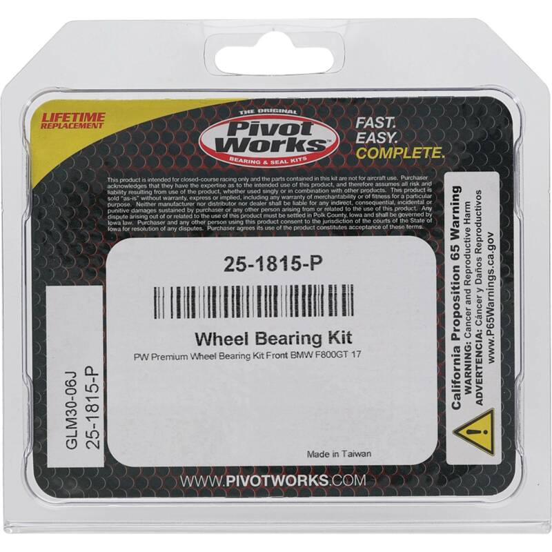 Pivot Works BMW Wheel Bearing Kit Premium Bearings Control Arms Pivot Works