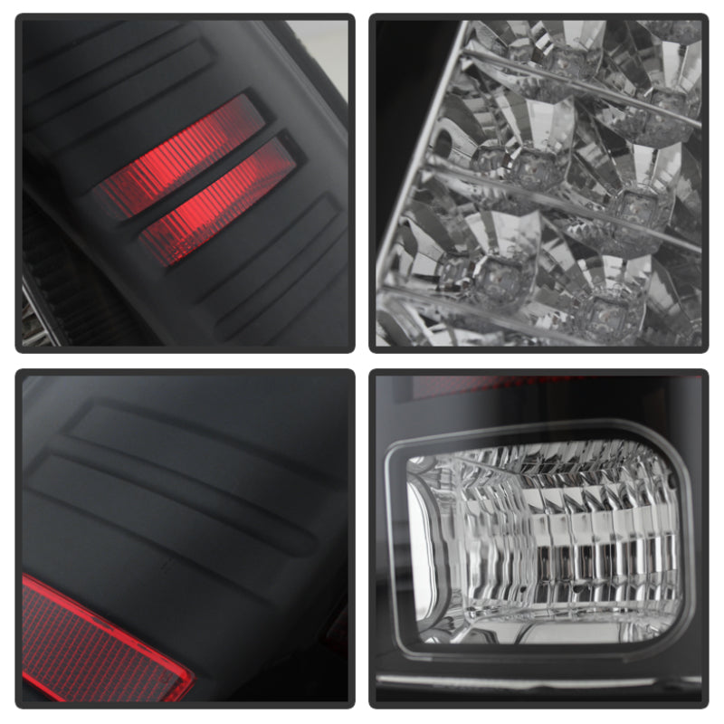 Spyder Dodge Ram 1500 13-14/Ram 2500 13-14 LED Tail Lights LED Model only - Blk ALT-YD-DRAM13-LED-BK Tail Lights SPYDER