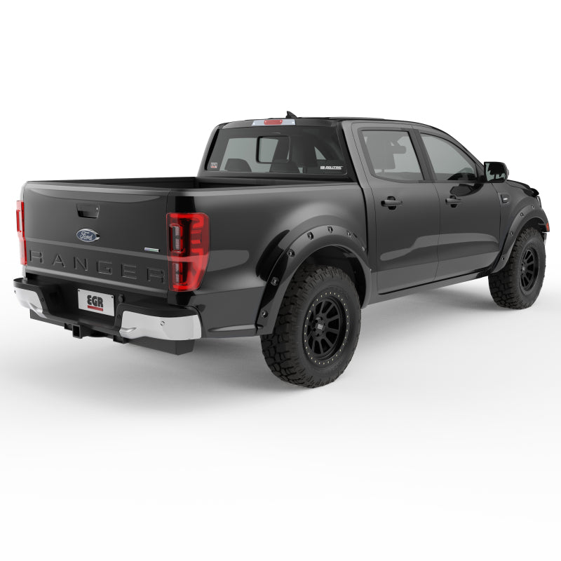EGR 19-22 Ford Ranger Painted To Code Shadow Traditional Bolt-On Look Fender Flares Black Set Of 4 Fender Flares EGR