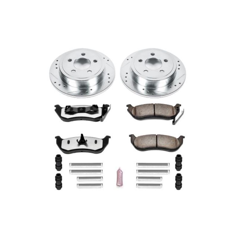 Power Stop 03-07 Jeep Liberty Rear Z36 Truck & Tow Brake Kit Brake Kits - Performance D&S PowerStop