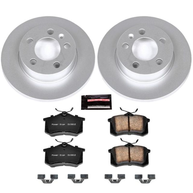 Power Stop 00-06 Audi TT Quattro Rear Z23 Evolution Sport Coated Brake Kit Brake Kits - Performance D&S PowerStop