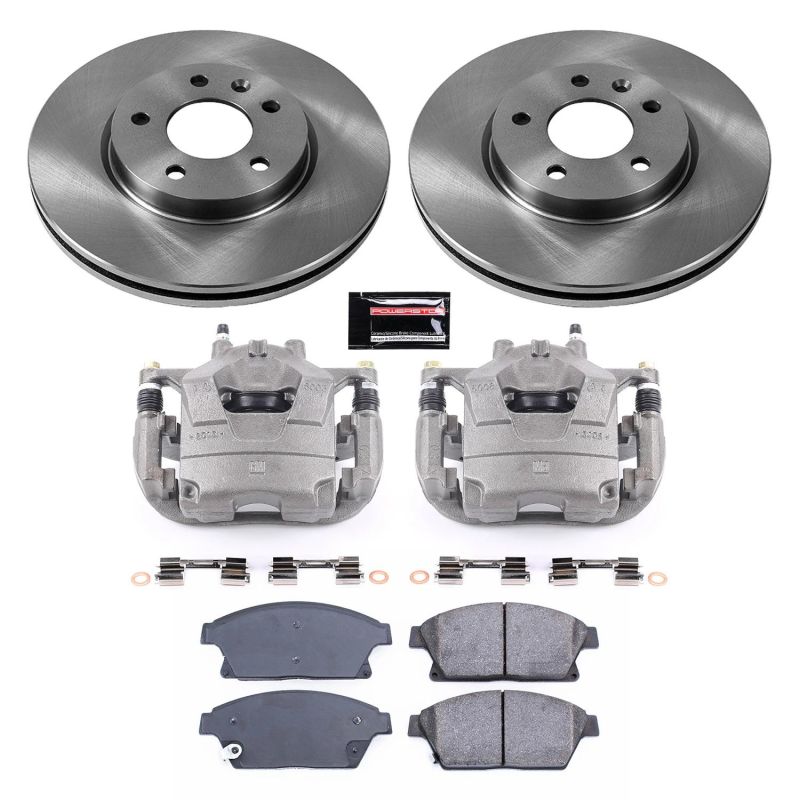 Power Stop 12-17 Buick Verano Front Autospecialty Brake Kit w/Calipers Brake Kits - OE PowerStop