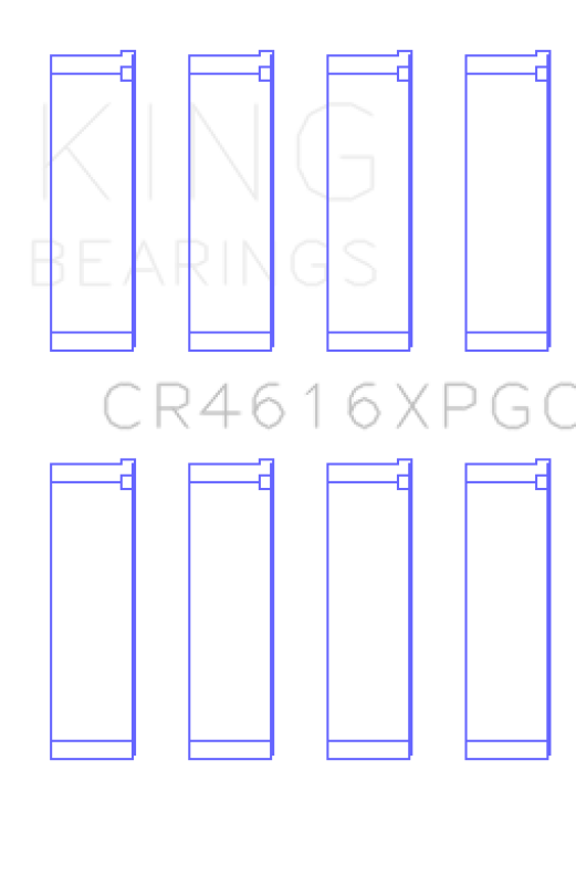 King Engine Bearings Subaru Fa20/ Toyota 4U-GSE Connecting Rod Bearing Set - Size +0.05mm Bearings King Engine Bearings