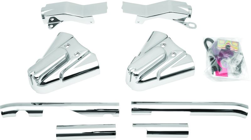 Kuryakyn Swingarm Cover Kit - Unlighted 86-99 Softail Models Chrome Swingarms Kuryakyn