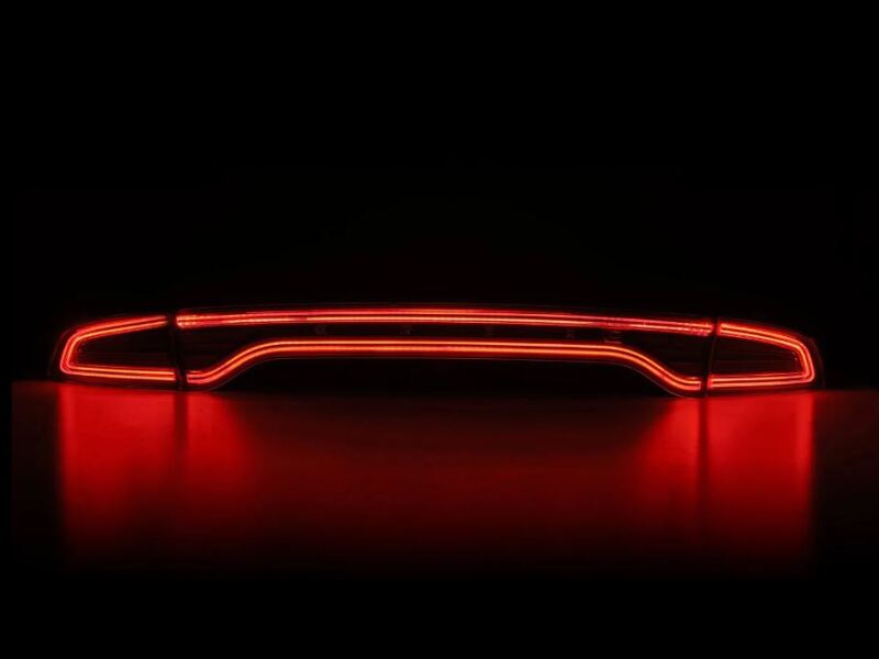 AlphaRex 15-23 Dodge Charger NOVA-Series Prismatic LED Tail Lights Chrome Tail Lights AlphaRex