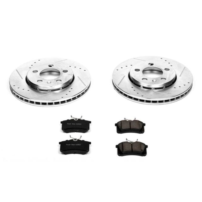 Power Stop 00-06 Audi TT Quattro Rear Z23 Evolution Sport Brake Kit Brake Kits - Performance D&S PowerStop