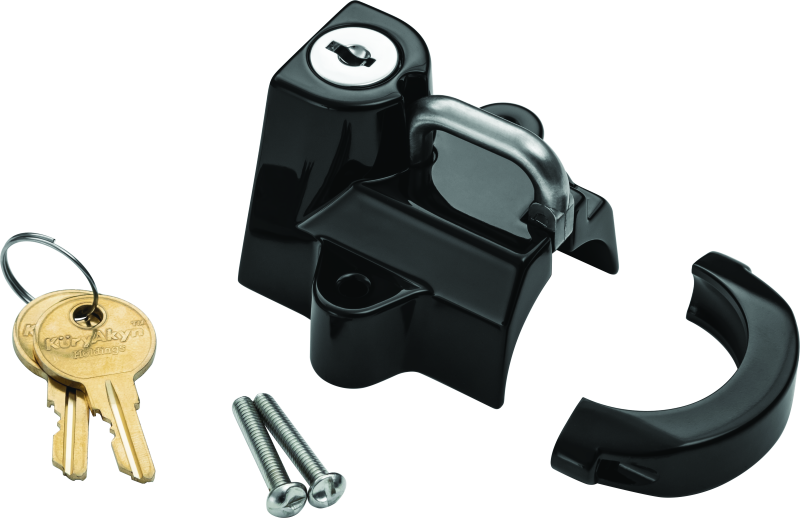 Kuryakyn Universal Helmet Lock 1-1/4-1-1/2 Black Helmets and Accessories Kuryakyn