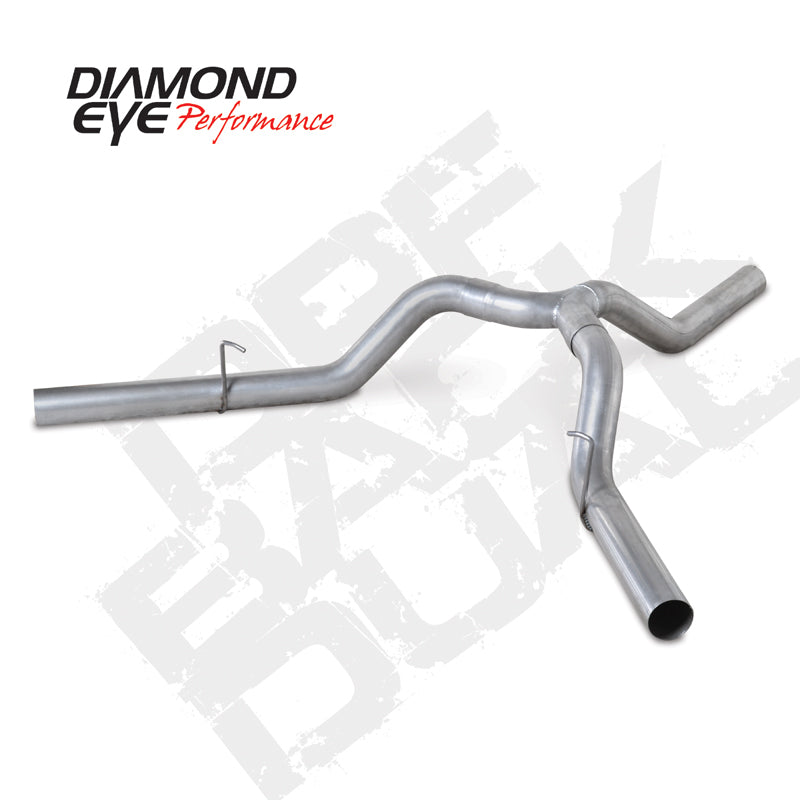Diamond Eye KIT 4in DPF-BACK DUAL AL: DODGE 6.7L 2500 2014 SHORT BOX CREW CAB & MEGA CAB DPF Back Diamond Eye Performance